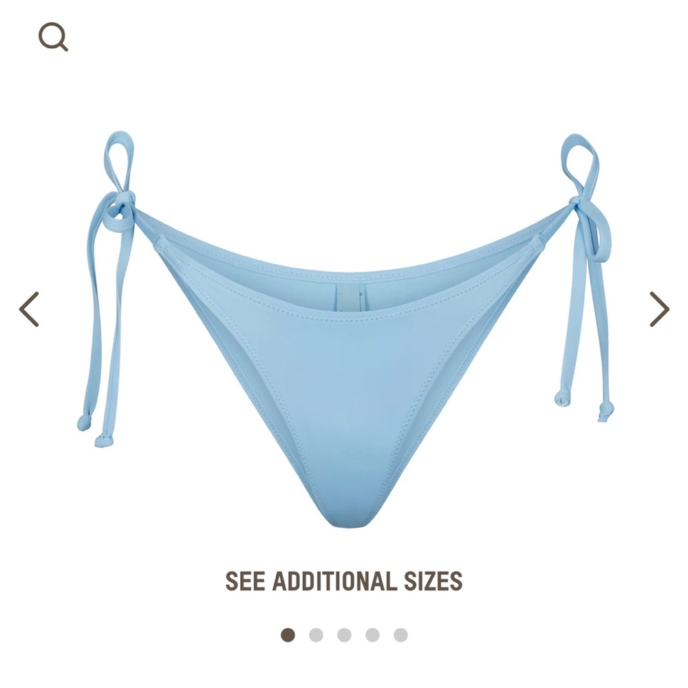 SKIMS DIPPED TIE BOTTOMS IRIS BLUE M